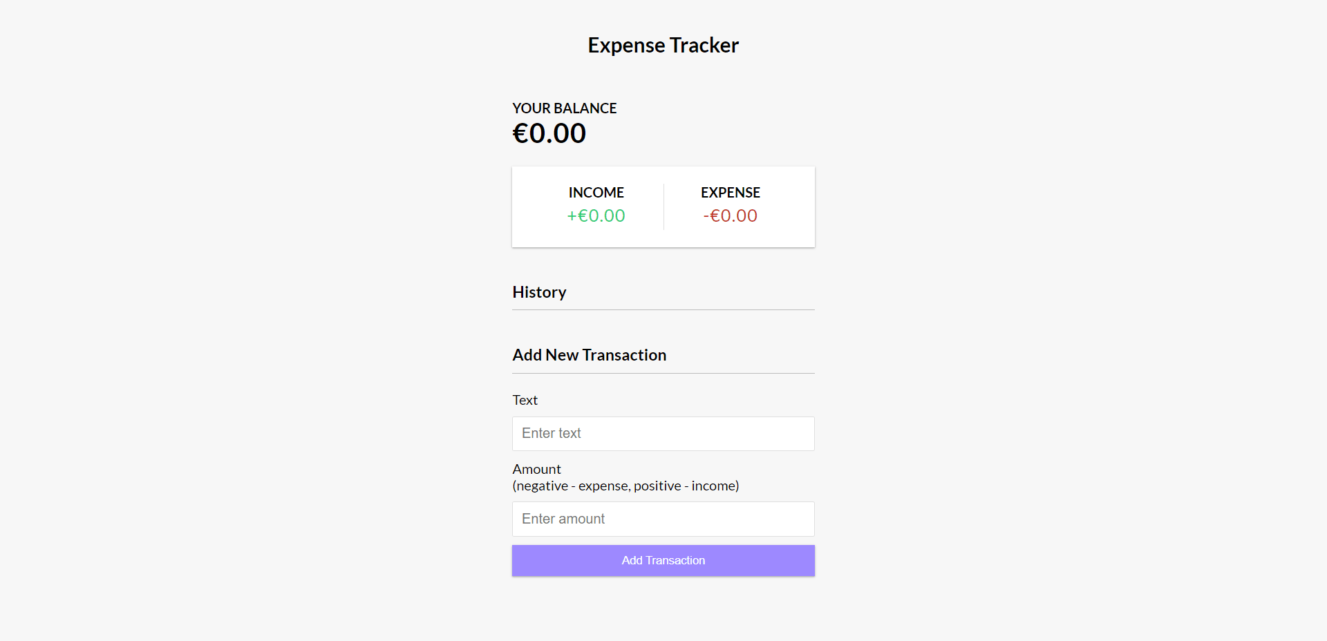 Expense Tracker