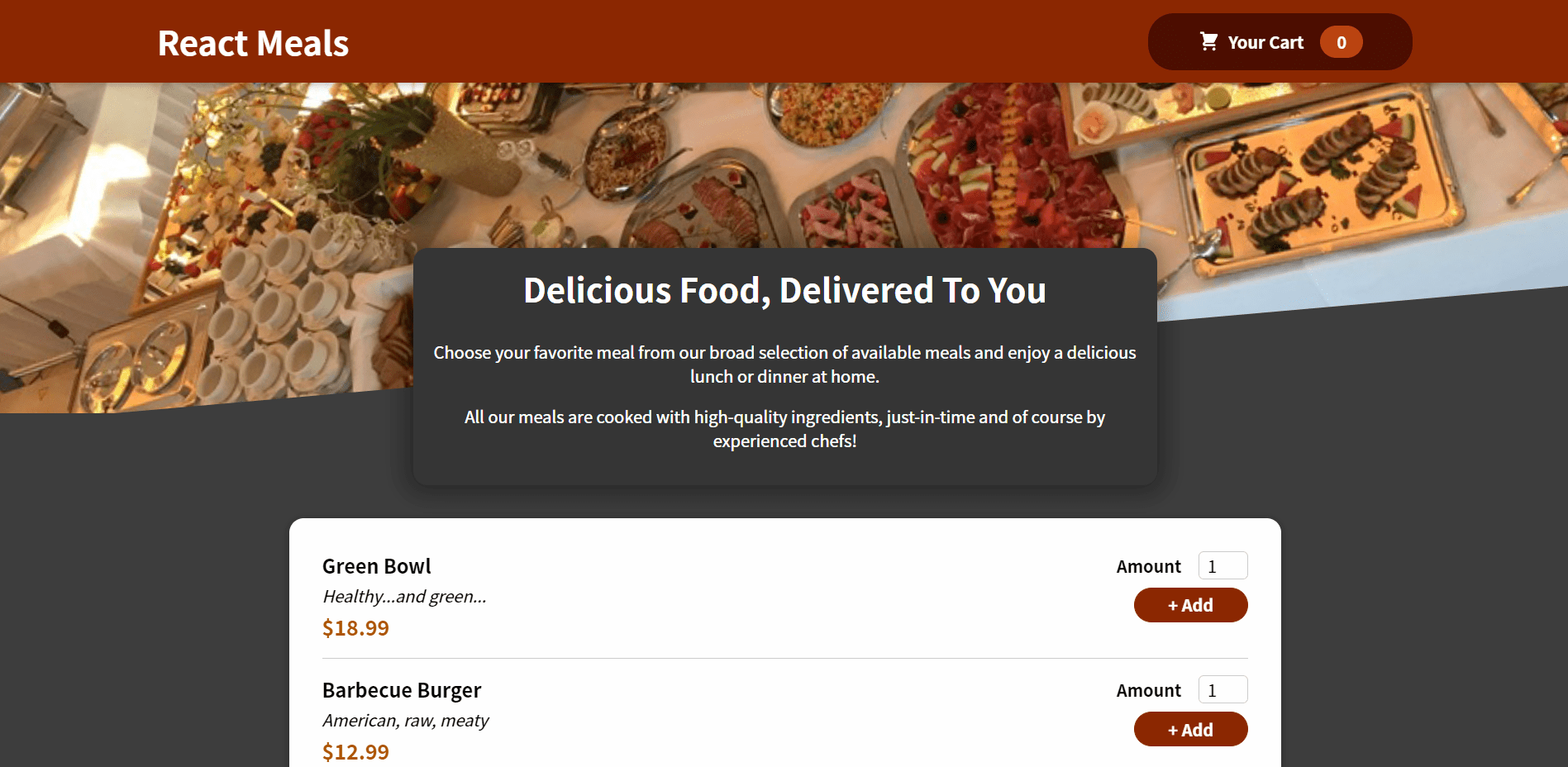 Food Order App
