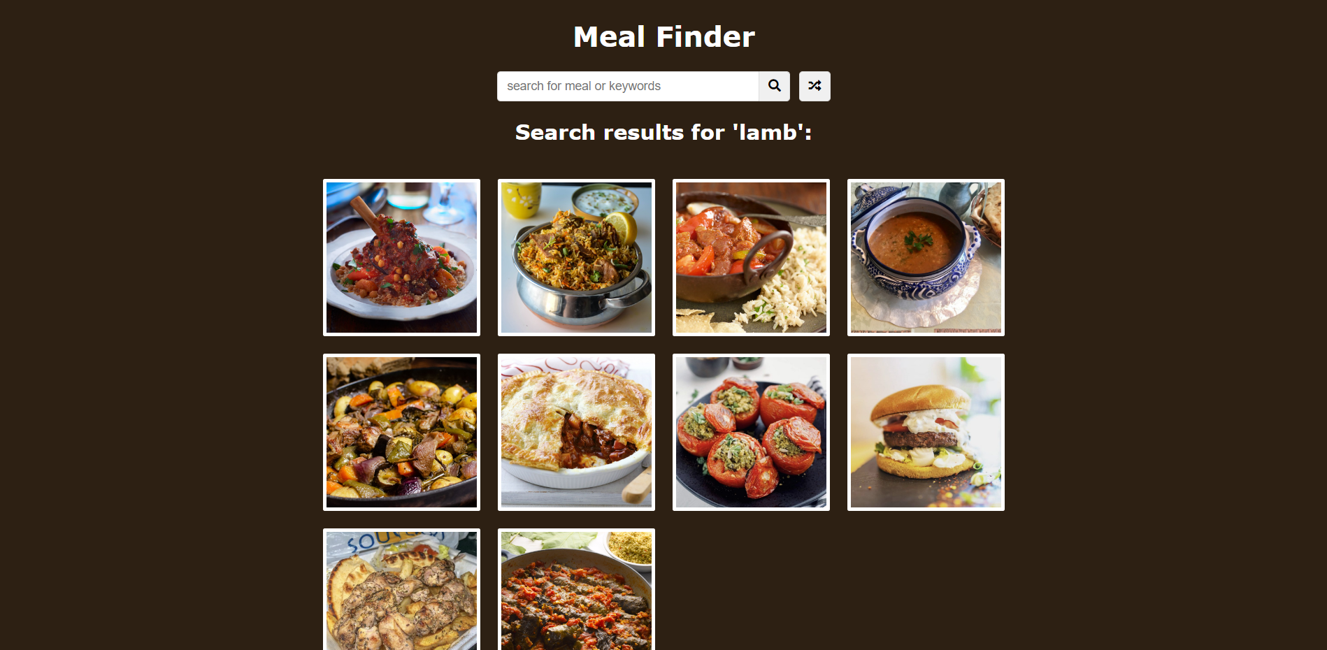 Meal Finder