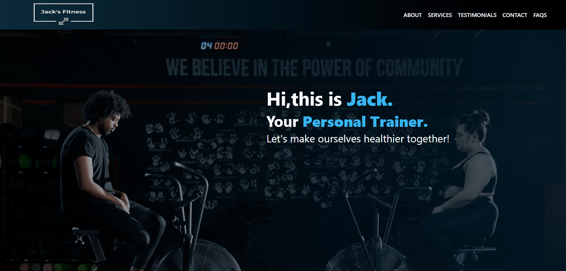 Personal Trainer Site